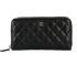 Chanel Quilted Zipped Long Wallet, front view